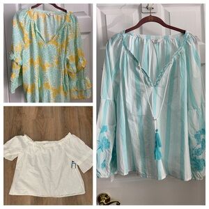 Crown & Ivy Bundle of 3 tops. Size XL